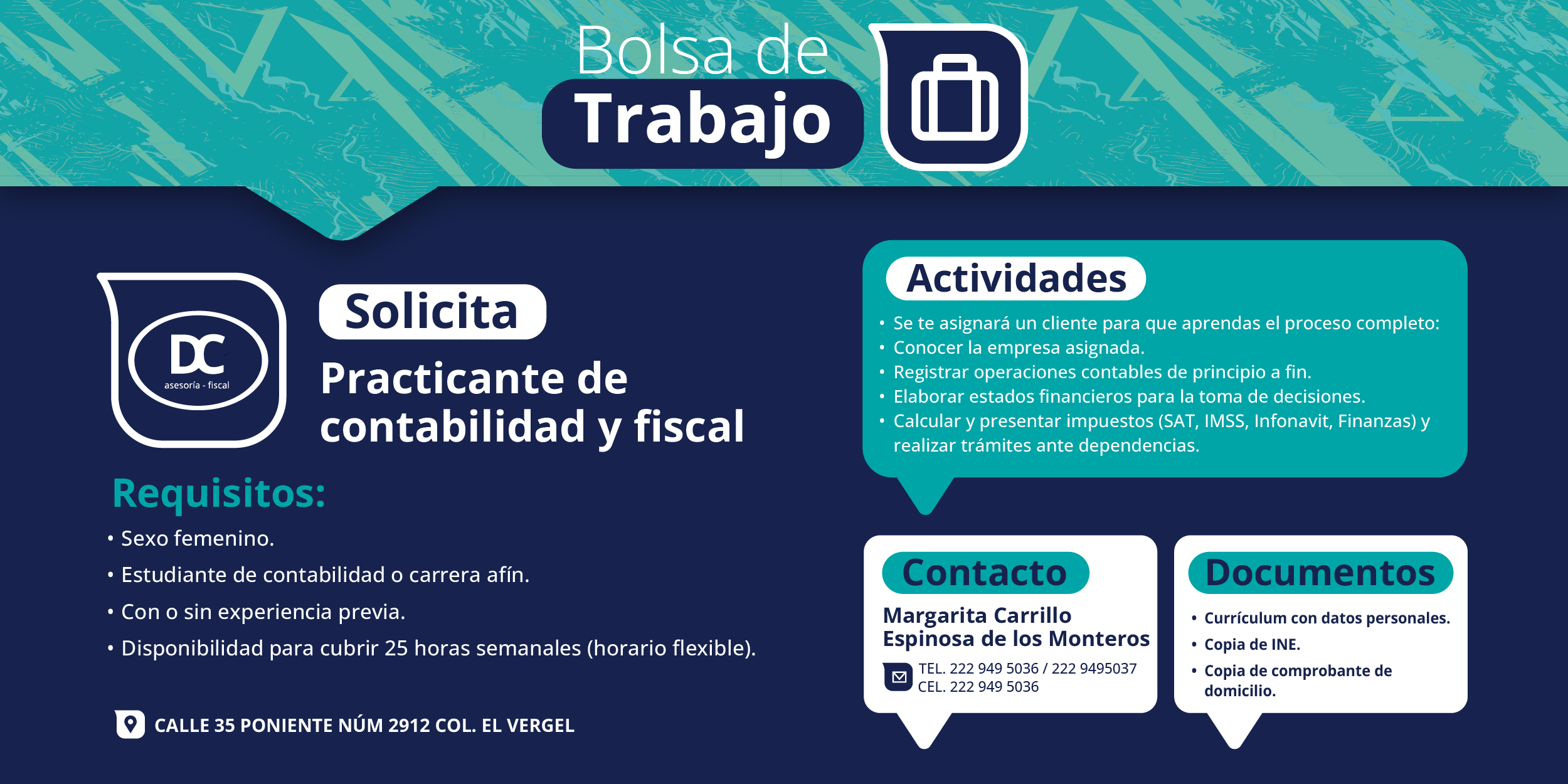 Bolsa de trabajo DC asesoria fiscal